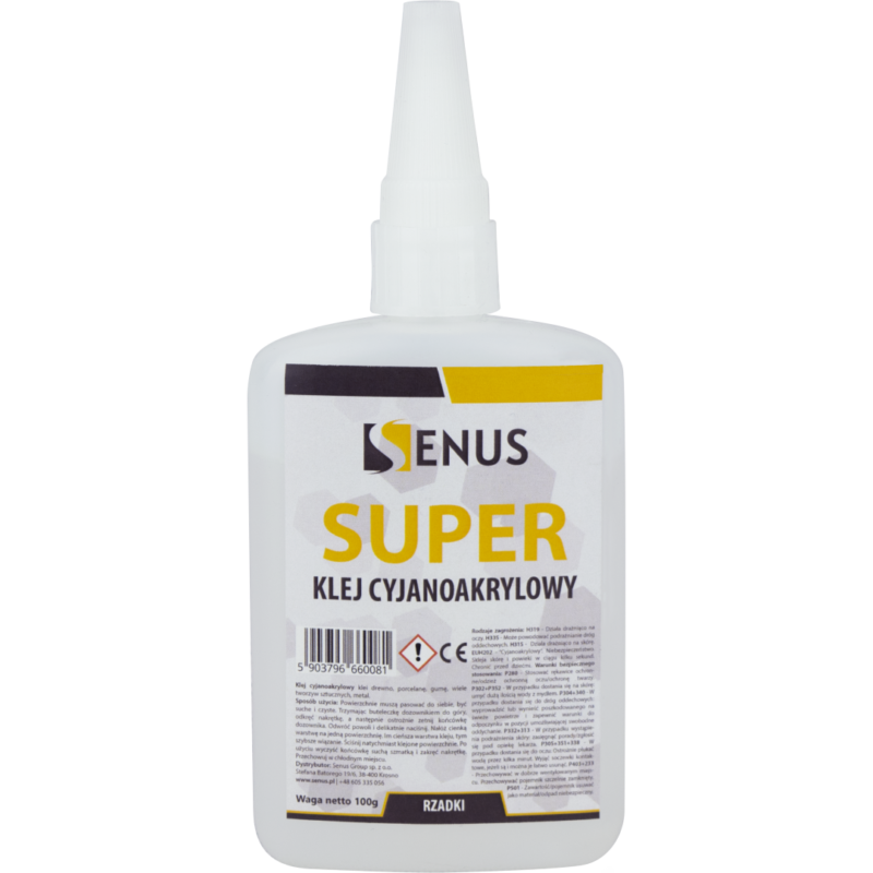 Klej cyjanoakrylowy Senus RZADKI 100g