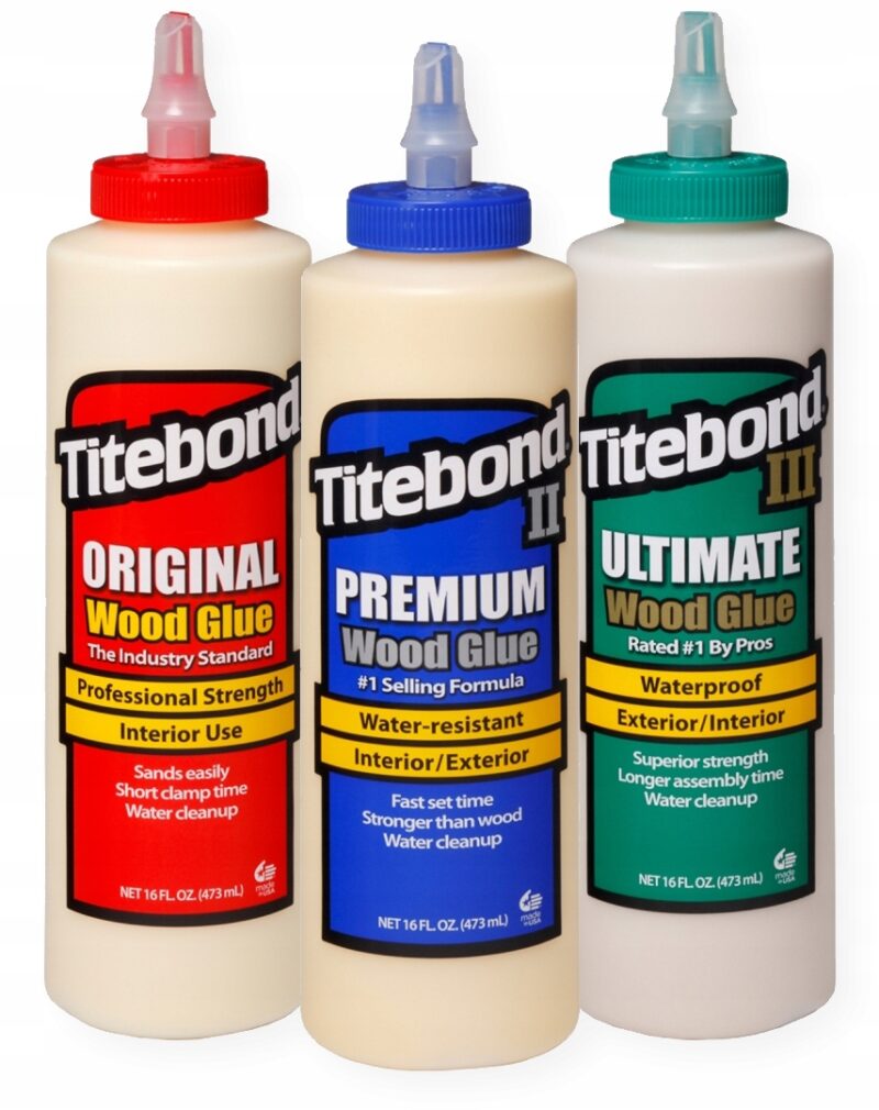 Klej do drewna Titebond Original + Premium + Ultimate 473ml