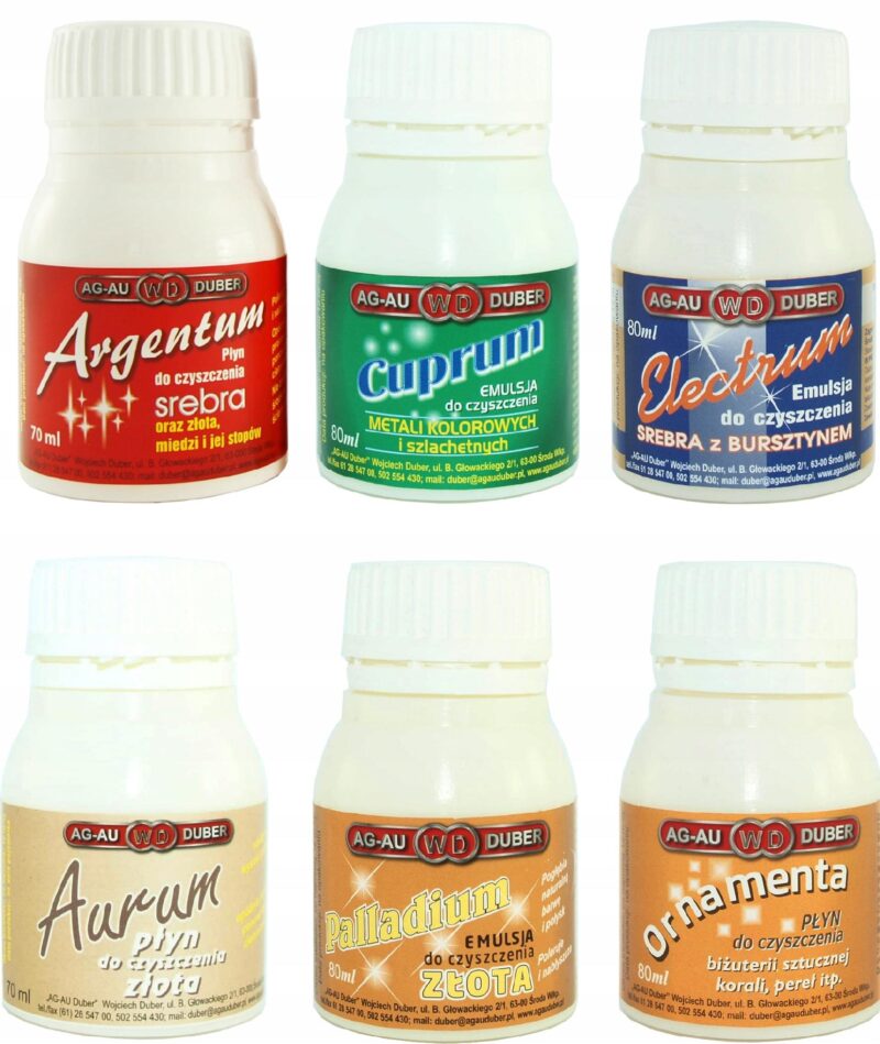 Argentum 70ml + Aurum 70ml + Cuprum 80ml + Electrum 80ml + Palladium 80ml + Ornamenta 70ml