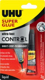 Klej błyskawiczny UHU Super Glue Ultra Fast Control 3g