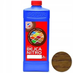 Bejca nitro do drewna SOPUR 2l brąz 22-40