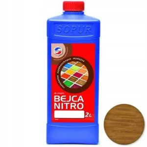 Bejca nitro do drewna SOPUR 2l żółcień 21-57