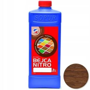 Bejca nitro do drewna SOPUR 2l brunat 22-07