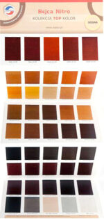 Wzornik SOPUR bejca nitro na sośnie