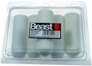 Wałki malarskie z pianki wkład 10cm zestaw 5szt