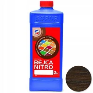 Bejca nitro do drewna SOPUR 2l brąz 22-491
