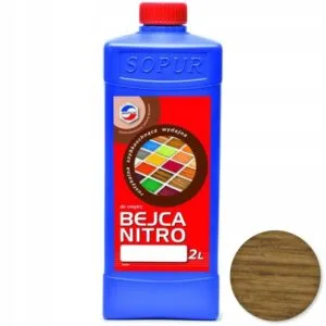 Bejca nitro do drewna SOPUR 2l brunat 22-041