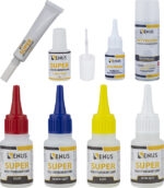 Klej cyjanoakrylowy rzadki + średni + gęsty + extra gęsty + pędzelek + żel + debonder 20g + aktywator 200ml