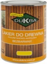 Lakier do drewna bezbarwny Dukra 250ml PÓŁMAT