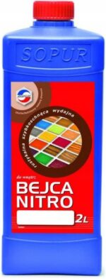 Bejca nitro do drewna SOPUR 2l żółcień żółta 21-23