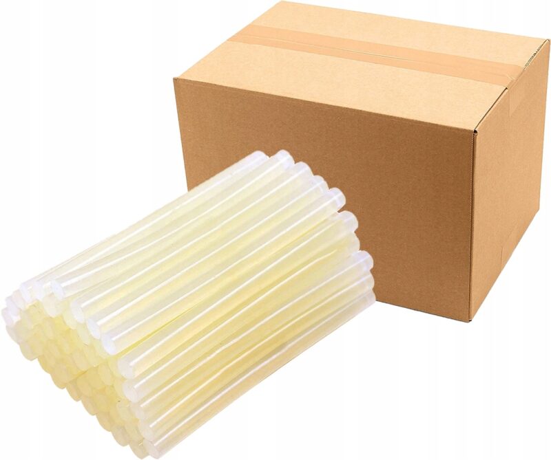 Klej na gorąco termotopliwy do pistoletu kartonów papieru 12x300mm 25kg