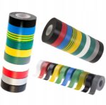 Taśma izolacyjna PVC zestaw 10szt kolorowa XXL 19x25m