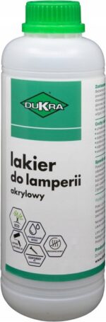 Lakier lamperyjny do ścian lamperii Dukra 1l MAT