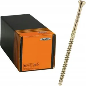 Wkręty do drewna podłogi elewacji Hobotec żółty ocynk 3,2x30mm TX10 500szt