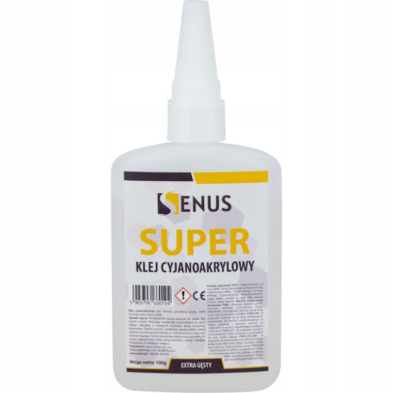 Klej cyjanoakrylowy Senus EXTRA GĘSTY 100g