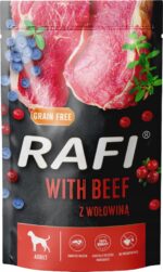 Karma mokra dla psa RAFI DOLINA NOTECI wołowina 500g
