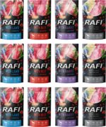Karma mokra dla psa RAFI DOLINA NOTECI 12x500g MIX NAJLEPSZYCH SMAKÓW