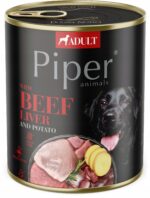 Karma mokra dla psa PIPER DOLINA NOTECI wątróbka wołowa i ziemniaki 800g