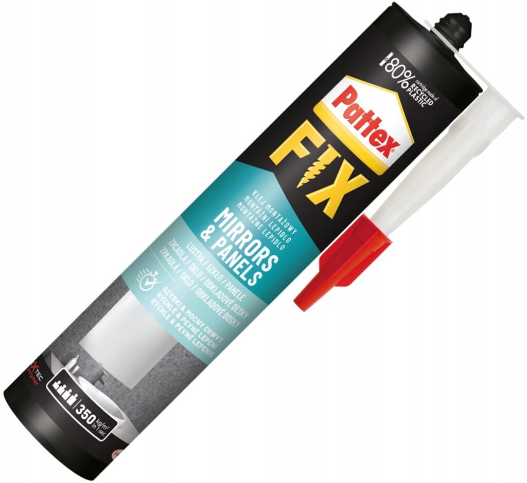 Klej montażowy Pattex Fix MIRRORS & PANELS 440g