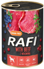 Karma mokra dla psa RAFI DOLINA NOTECI wołowina 400g