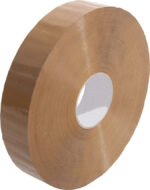 Taśma pakowa maszynowa klejąca kauczukowa kauczuk brązowa 48/990m