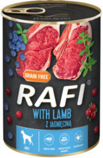 Karma mokra dla psa RAFI DOLINA NOTECI jagnięcina 400g