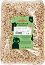 Żwirek dla kota królika świnki pellet drewniany 100% sosnowy 15kg