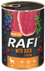 Karma mokra dla psa RAFI DOLINA NOTECI kaczka 400g