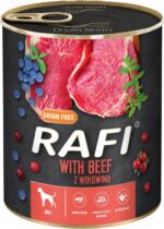 Karma mokra dla psa RAFI DOLINA NOTECI wołowina 800g