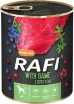 Karma mokra dla psa RAFI DOLINA NOTECI dziczyzna 800g