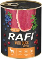 Karma mokra dla psa RAFI DOLINA NOTECI kaczka 800g