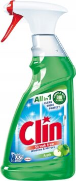 Płyn do mycia szyb okien Clin Apple spray 500ml