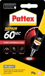 Klej super glue mocny szybki Pattex 60 sekund 20g