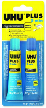 Klej epoksydowy UHU Plus 5min 2x15ml