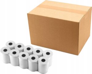 Rolki termiczne kasowe do kasy fiskalnej 57x30 57mm x 30m karton 12 op
