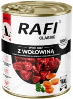 Karma mokra dla psa RAFI CLASSIC DOLINA NOTECI wołowina 800g