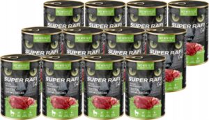 Karma mokra dla kota RAFI SUPER DOLINA NOTECI dziczyzna 12x400g