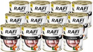 Karma mokra dla psa RAFI CLASSIC DOLINA NOTECI drób 12x800g