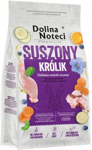 Karma suszona dla psa DOLINA NOTECI PREMIUM królik 9kg
