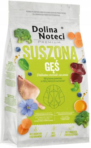 Karma suszona dla psa DOLINA NOTECI PREMIUM gęś 9kg